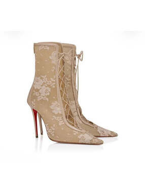 Christian Louboutin KM Lace Boots(PLEASE REQUEST YOUR SIZE BEFORE PURCHASING)